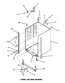 Cabinet & hinge weldment