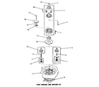 Speed Queen DC5710 pump impeller & diffuser kit diagram