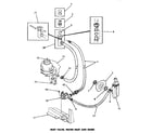 Speed Queen DC5610 inlet valve, water inlet & hoses diagram