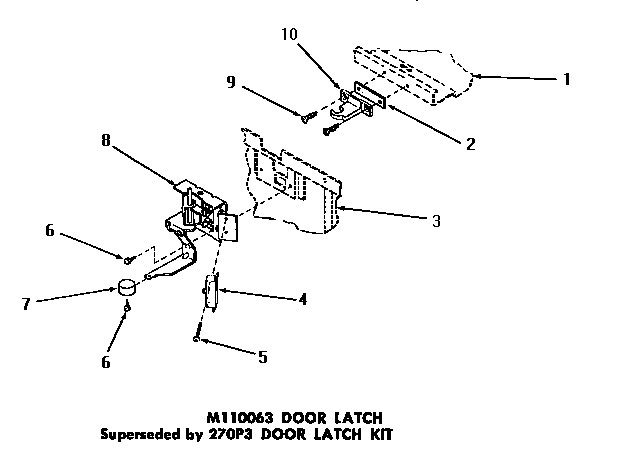 M110063 DOOR LATCH