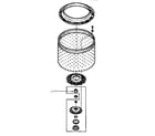 Speed Queen AA8431 transmission tube seal (change) diagram