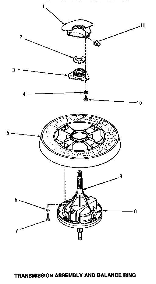 TRANSMISSION ASSEMBLY & BALANCE RING