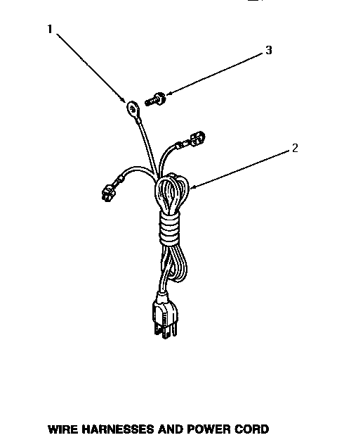 Wire harnesses & power cord
