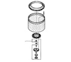 Speed Queen AA6421 transmission tube seal (change) diagram