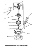 Bearing housing, brake, pulley & pivot dome