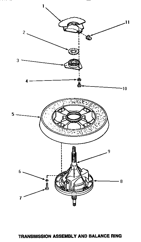 TRANSMISSION ASSEMBLY & BALANCE RING