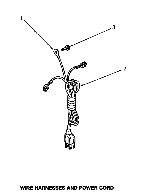 Wire harnesses & power cord