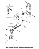 Pump assembly, bracket, hoses & siphon break kit