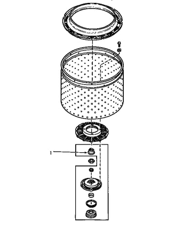 Hub & transmission tube seal