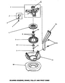 Bearing housing, brake, pulley & pivot dome