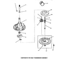 Speed Queen AWM250 33227 transmission assembly components diagram