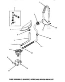 Pump assembly, bracket, hoses & siphon break kit