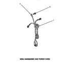 Speed Queen AWM250 wire harnesses & power cord diagram