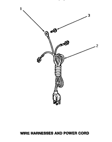Wire harnesses & power cord