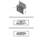 Speed Queen DC5600 accessory kits diagram