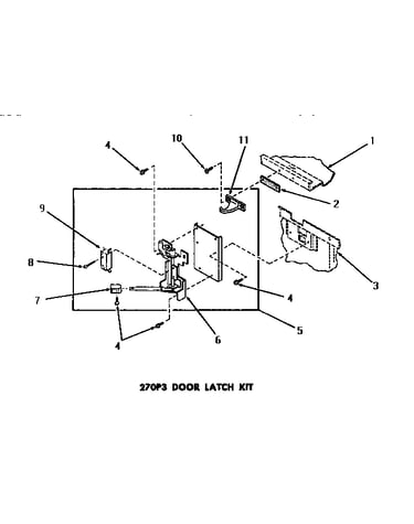 270p3 door latch kit