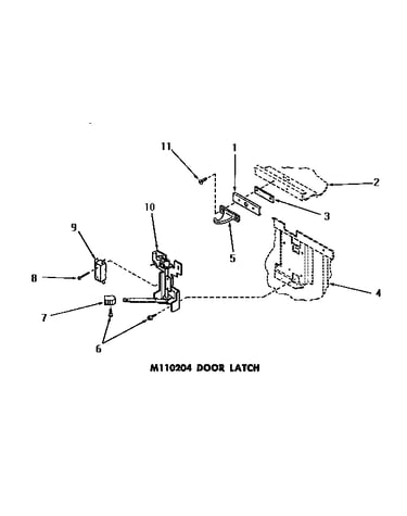 M110204 door latch