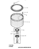 Lint filter, washtub & hub (starting serial number f3490045 (ha3000) (ha3001) (ha4000) (ha4001) (ha4010) (ha4011) (ha4210) (ha4211) (ha4290) (ha4291) (ha4500) (ha4501) (ha4510) (ha4511) (ha4520) (ha4521) (ha4590) (ha4591) (ha5000) (ha5001) (ha5590) (ha559
