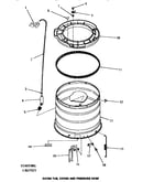 Outer tub, cover & pressure hose (strt. serial no. l3627521 (ha3000) (ha3001) (ha4000) (ha4001) (ha4010) (ha4011) (ha4210) (ha4211) (ha4290) (ha4291) (ha4500) (ha4501) (ha4510) (ha4511) (ha4520) (ha4521) (ha4590) (ha4591) (ha5000) (ha5001) (ha5590) (ha559