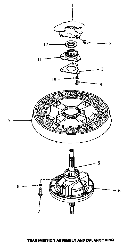 TRANSMISSION ASSEMBLY & BALANCE RING (HA3000) (HA3001) (HA4000) (HA4001) (HA4010) (HA4011) (HA4210) (HA4211) (HA4290) (HA4291) (HA4500) (HA4501) (HA4510) (HA4511) (HA4520) (HA4521) (HA4590) (HA4591) (HA5000) (HA5001) (HA5590) (HA5591) (HA6000) (HA6001)