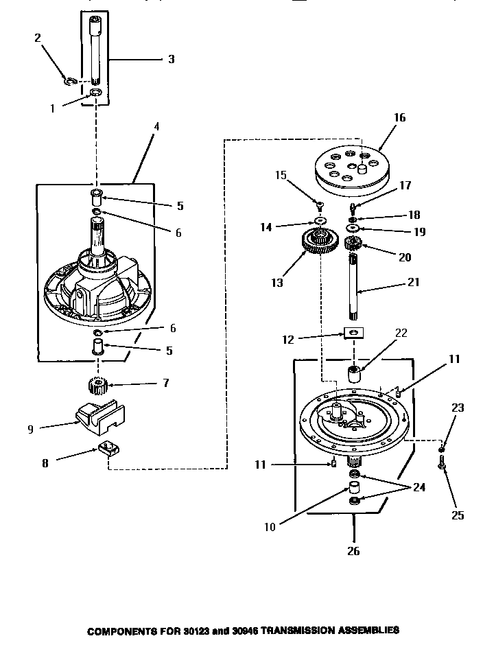 30123 & 30946 TRANSMISSION ASSEMBLIES (HA3000) (HA3001) (HA4000) (HA4001) (HA4010) (HA4011) (HA4210) (HA4211) (HA4290) (HA4291) (HA4500) (HA4501) (HA4510) (HA4511) (HA4520) (HA4521) (HA4590) (HA4591) (HA5000) (HA5001) (HA5590) (HA5591) (HA6000) (HA6001)