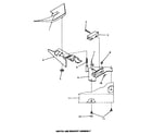 Speed Queen HA4341 switch & bracket assembly diagram