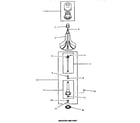 Speed Queen HA6450 agitator & post diagram