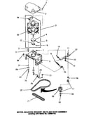 Motor, mounting bracket, belts & idler assembly