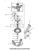Bearing housing, brake, pulley & pivot dome