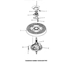 Speed Queen HA4020 transmission assembly & balance ring diagram