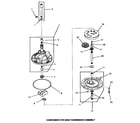 Speed Queen HA4341 28430 transmission assembly components diagram