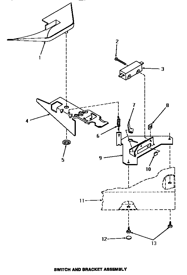 SWITCH & BRACKET ASSEMBLY