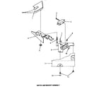 Speed Queen HA2010 switch & bracket assembly diagram