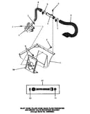 Inlet hose, filler hose, back flow preventer & bracket