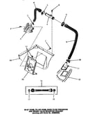 Inlet hose, filler hose, back flow preventer & bracket