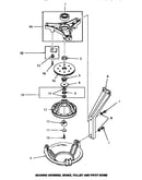 Bearing housing, brake, pulley & pivot dome