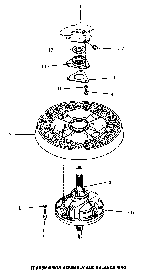 TRANSMISSION ASSEMBLY & BALANCE RING