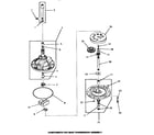 Speed Queen HA2010 28430 transmission assembly components diagram