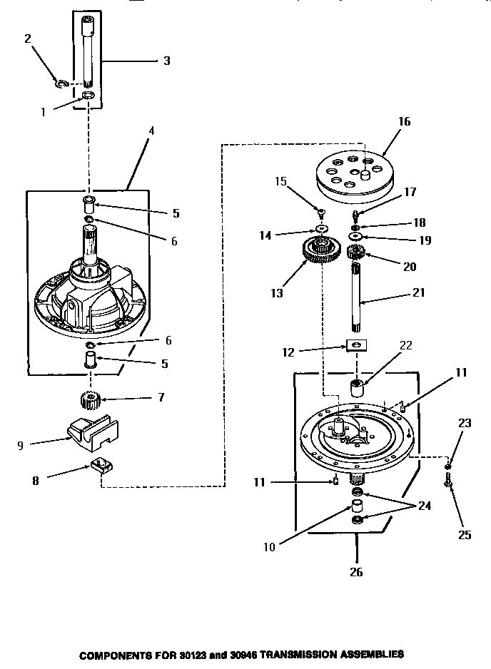 30123 & 30946 TRANSMISSION ASSEMBLIES COMPONENTS