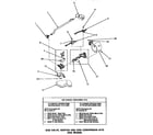 Speed Queen NG7319 gas valve, igniter & gas conversion kits diagram