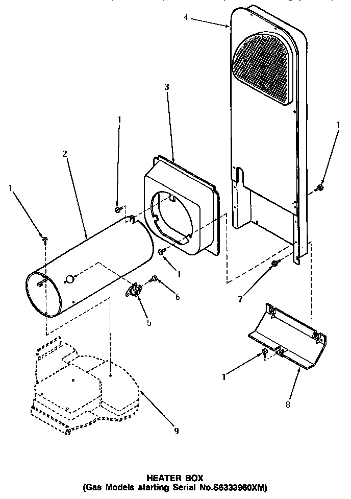 HEATER BOX (STARTING SERIAL NUMBER S6333960XM)