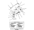 Speed Queen AG5119 gas valve, igniter & gas conversion kits diagram