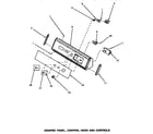 Speed Queen NG6319 graphic panel, control hood & controls diagram