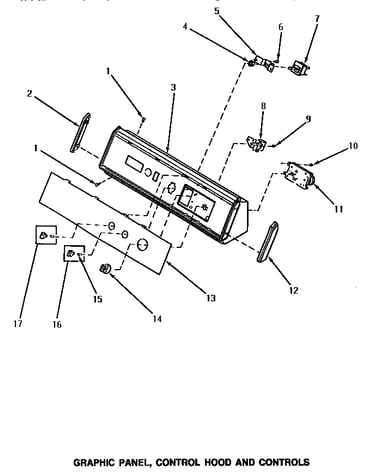 Graphic panel, control hood & controls