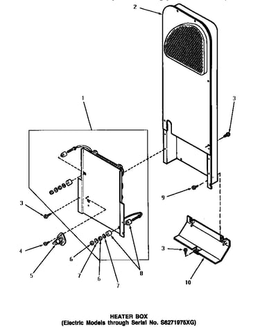 Heater box (through serial number s6271975xg)