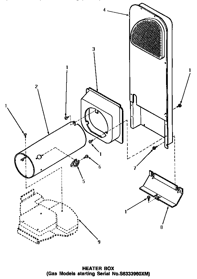 HEATER BOX (STARTING SERIAL NUMBER S6333960XM)