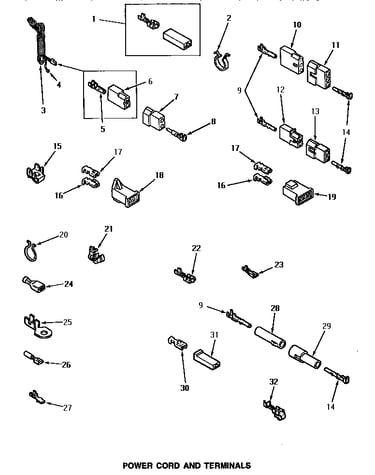Power cord & terminals