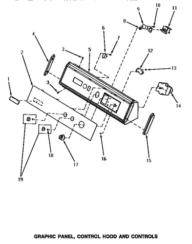 Graphic panel, control hood & controls