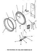 Rear bulkhead, felt seal & cylinder roller