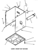 Cabinet, exhaust duct & base